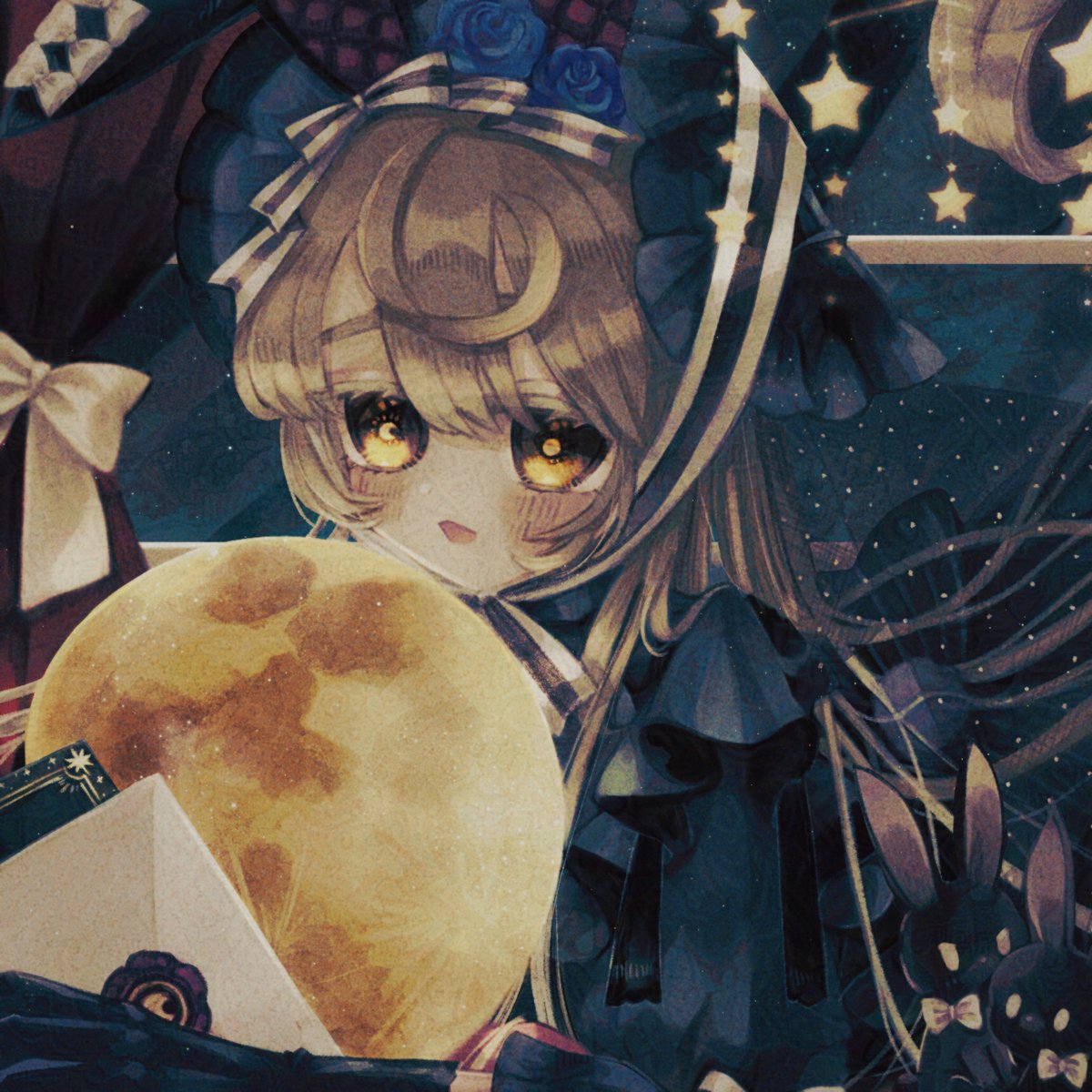 tanaco99's tweet photo. お月様の少女 https://t.co/3kBsjdCI3T