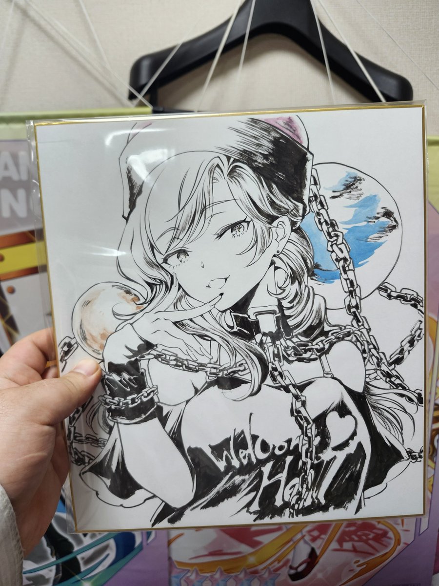 遂に遂にTsubameyado様からリクエスト色紙が届いた！ 前回はフルカラー