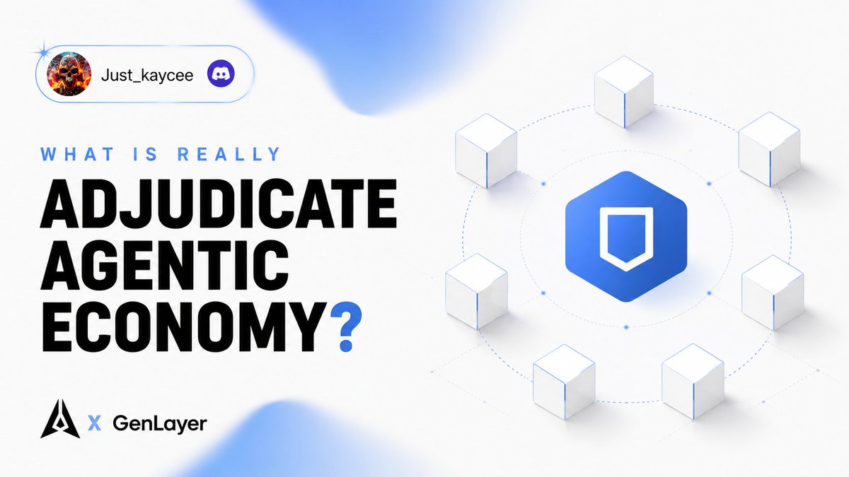 Trader_Kaycee's tweet photo. I thought "Adjudication layer" was just another buzzword 📥

Then someone explained what happens when blockchains have to deal with AI.

That's when everything clicked

If you've got 60 secs, I'll explain .@GenLayer so simply you'll wonder why nobody talks about this problem...🧵 https://t.co/RcOTilyTIU