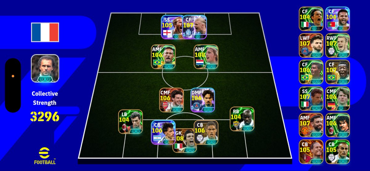 BkcChikoz's tweet photo. New signings moving certi still 🥶 
#efootball #mobile #gaming https://t.co/bFxnniyLLf
