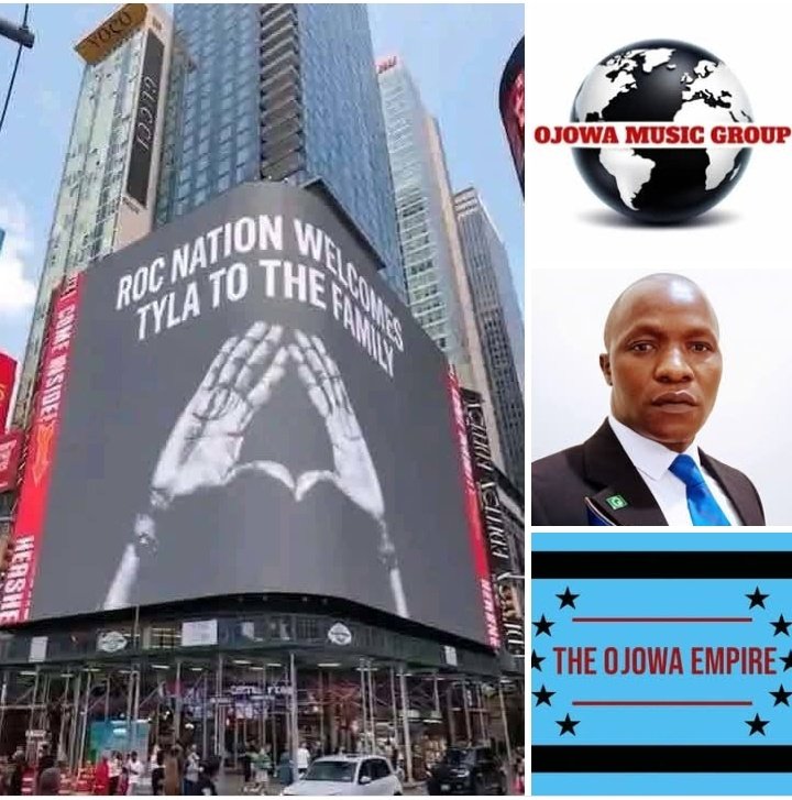 EmperorDOjowa's tweet photo. I am in global music business via Ojowa Music Group, and I believe in Africanism, but this souls harvesting into Illuminati by Jay Z and Beyonce (via ROC Nation) is just too much. They've netted South Africa's Tyla and they show it even on billboards in New York https://t.co/xyAXP0hX5r