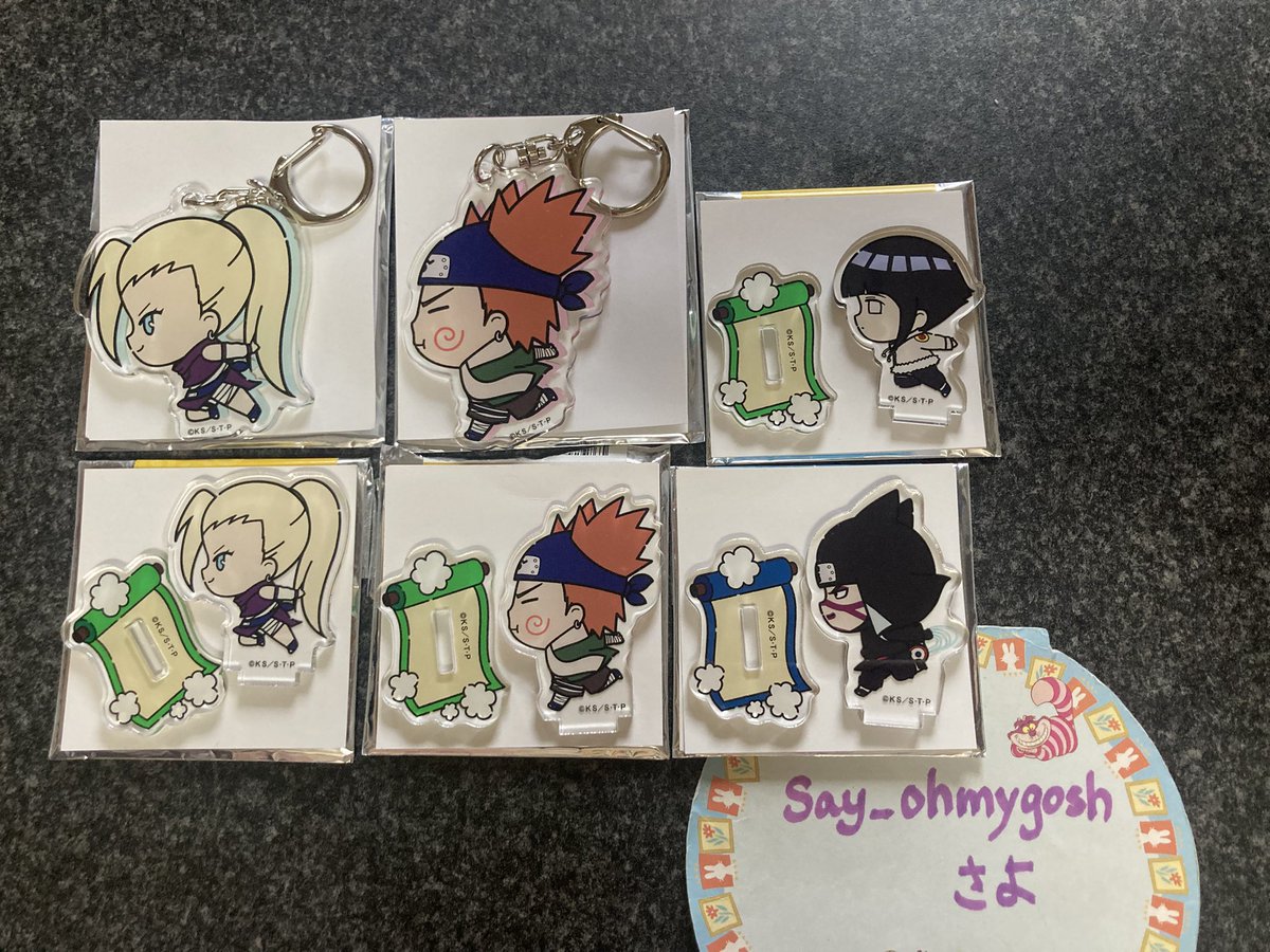 say_ohmygosh's tweet photo. 【譲渡】
NARUTO じゃじゃうまコレクションのお譲り先を探してます。
【譲】いの、チョウジ、ヒナタ、カンクロウ
【求】アクリルキーホルダー各680円、アクリルスタンド各700円＋送料
初期傷があるものもありますので、そちらについてはご確認いただいたうえで半額にいたします。東京〜品川・川崎・新横浜周辺、都内神奈川JR線改札内でのお手渡しも可能です。