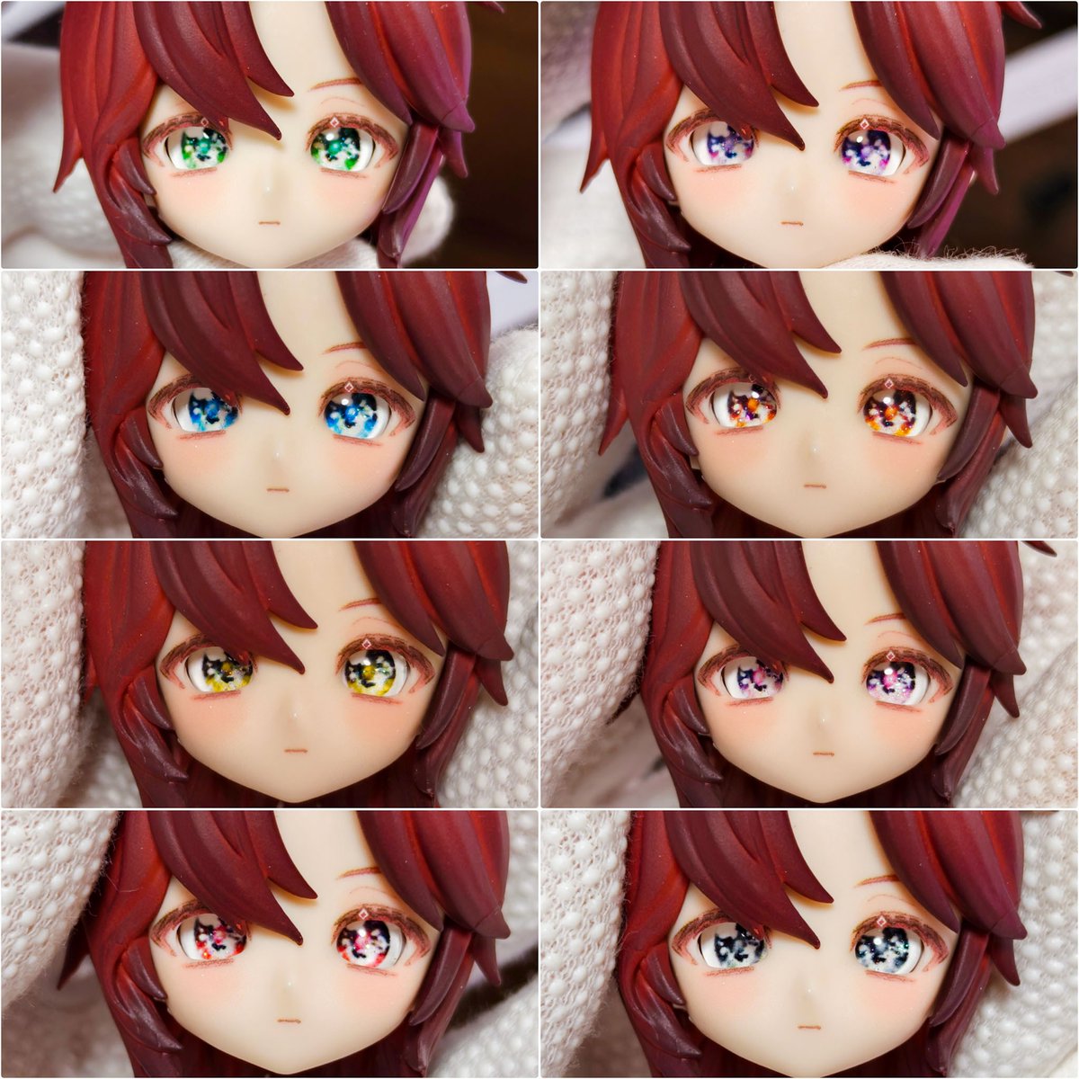 sironora's tweet photo. 6mmはサイズの都合上、他サイズよりキラキラ加工は控えめですが、繊細なラメの輝きをお楽しみいただけます✨
着用モデル：#悸動瞬息 #パラドックスの世界

🛒6mm アニホロCB 
https://t.co/YCHFBwS1p7 https://t.co/a0LNOHul18