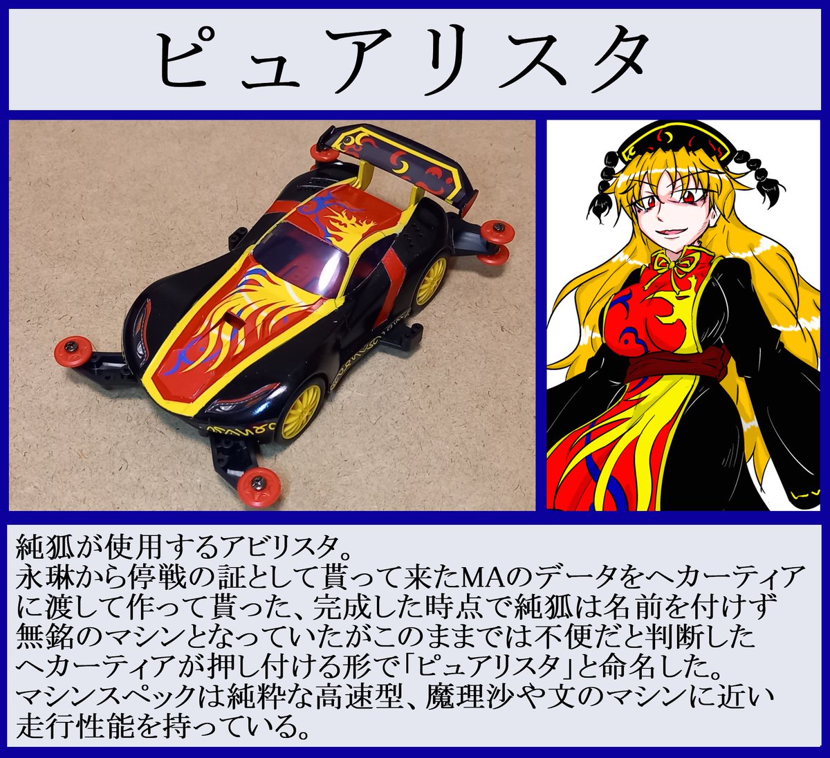 純狐×アビリスタ #東方Project #ミニ四駆