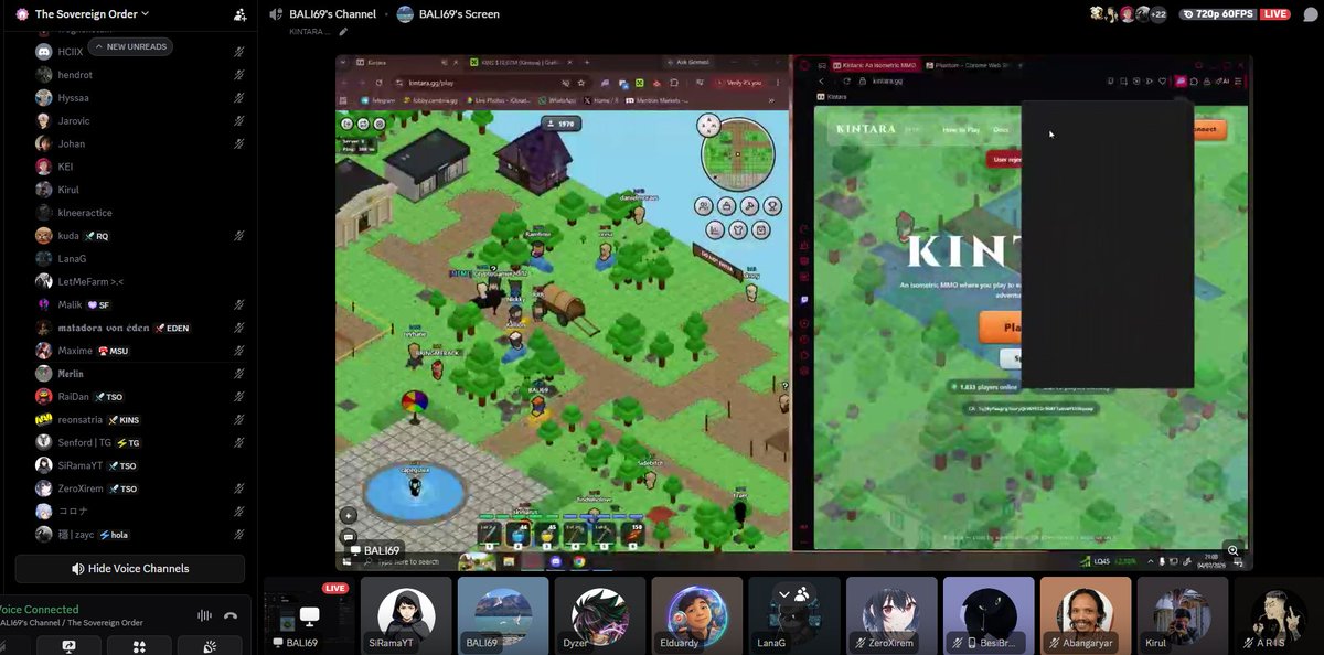 TSOkingdom's tweet photo. Terima kasih yang sudah ikut serta dalam community game night @PlayKintara semalam.

Ternyata cukup banyak ya antusias nya terhadap Kintara, semoga ga cuma di Kintara, tapi the whole gamefi di ekosistem Web3.

Buat kalian yang baru terjun di gamefi Web3, game night seperti ini cukup sering loh dilakuin di tiap gaming guild.

See you again in another game night!