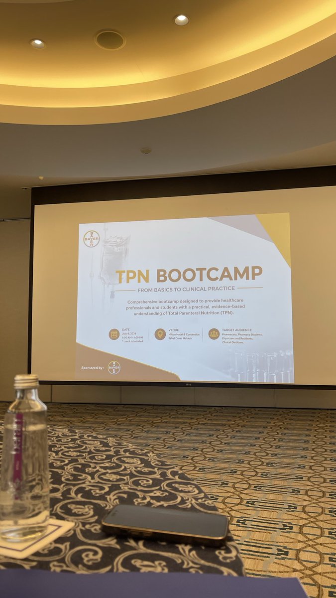 DtJoud's tweet photo. حضرت المعسكر التدريبي الأول لـ TPN💛

تجربة ممتعة بكل تفاصيلها،استفدت كثير من المحتوى العلمي والنقاشات. التنظيم والجهد المبذول واضحين في كل جزء من البوتكامب

Proud of you Amasi !💛🌟
@Amasi_Radwan 
وبانتظار المزيد من هذه الفرص الملهمة🌟

#TPN_BootCamp #ClinicalNutrition 
#دايتشنز https://t.co/CtnQMCStKr