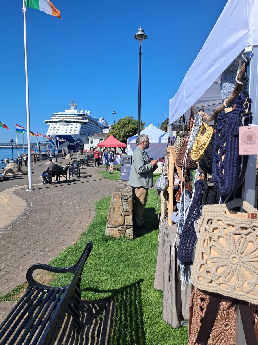 CobhTourism's tweet photo. #Cobh  SUNDAY PROM MARKET today  😍
Happy Hoots Children's Entertainment from 10am

Tony Mack Singer from 12noon

The Urge from 2.30 pm

Sharon Piper's  Merry Go Round Events.  + Food vans, Craft &amp; Gift Stalls https://t.co/wrQfjgMw5G