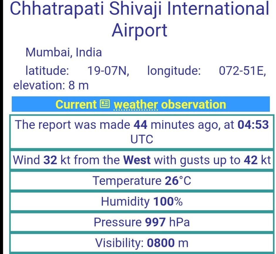 meet_abhijit's tweet photo. As anticipated, a mesoscale #vortex developed along the East–West monsoon #ShearZone near the #Palghar–#Manor region, significantly enhancing the local monsoon dynamics. 🌧️

The strengthening of this vortex resulted in a sharp pressure fall over the #Mumbai region, with mean sea-level pressure dropping to around 997 hPa. Simultaneously, strong convective winds accompanied the system, with wind gusts of up to 80 km/h reported at #CSMIA, according to #METAR observations around **10:30 AM.

From a #rainfall perspective, precipitation associated with such vortices is always challenging to forecast because the heaviest rainfall often becomes highly localized and depends on the exact position and movement of the circulation.

Nevertheless, as indicated in the earlier outlook, there was potential for 300 mm-plus rainfall where the vortex became anchored, and that scenario has now materialized.

The most intense rainfall overnight was concentrated over the southern quadrant of Mumbai, parts of North #Raigad district, particularly #Panvel, #Khalapur, #Matheran, #Karjat, and the adjoining #Sahyadri Ghat sections, including #Khandala to #Tamhini, where extremely heavy rainfall was recorded.

Following the passage of the most intense phase, rainfall has reduced to intermittent drizzle across many areas, accompanied by breezy conditions as the vortex gradually weakens.

Looking ahead, #atmospheric conditions remain favourable for heavy rainfall until 7 July, with Raigad district and Mumbai currently appearing best placed for further significant rainfall.

Thereafter, rainfall prospects over #Thane and Palghar districts will depend largely on the future movement and positioning of the monsoon shear zone. If the primary vortex-induced event has already peaked, these regions are likely to continue receiving generally heavy rainfall upto 250 mm may be if any, although the probability of another widespread 300 mm-plus event may reduce unless a fresh mesoscale circulation develops.

#WeatherAnalysis #WeatherUpdate #KonkanWeather #Maharashtra #July #SWM2026 #Monsoon2026  #MumbaiRains
