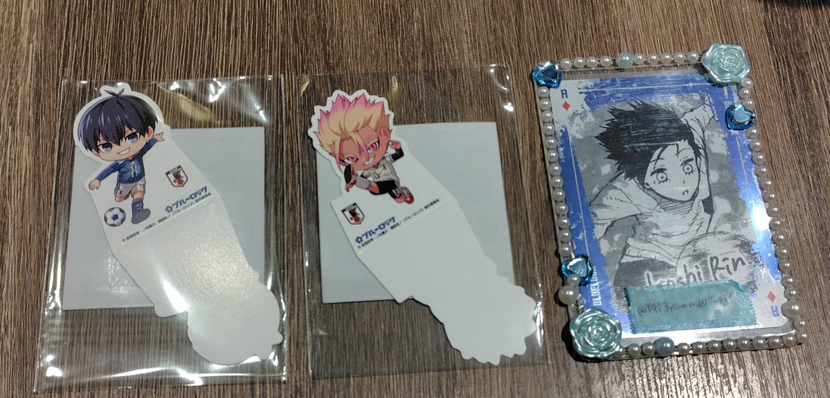 YGi3ntmw0U76479's tweet photo. 【交換】ブルーロック　ららぽーと　縁日　アクリルチャーム　ステッカー　パネル　チケット

譲　烏　馬狼　潔　士道　千切
求　凛

◎初回リトリン必須
郵送希望

検索からでもお気軽にお声掛け下さい🍀 https://t.co/OgkDjX2WHn