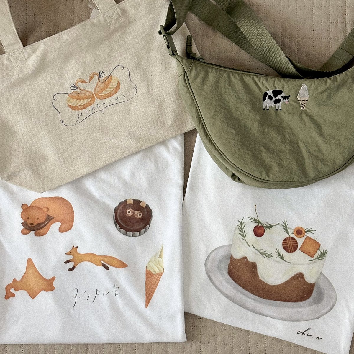 mcr_0315's tweet photo. 北海道ユニクロ購入品🐄 https://t.co/83eKsToCzI