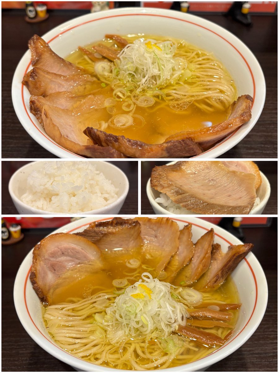 DYyqhuuBZ0CHgK7's tweet photo. らーめん颯人
「裏しお」チャーシュー+白ごはん(中)
地鶏と豚が織り成す重厚な旨味が圧倒的な黄金の神スープ✨美しくしなやかな自家製麺🍜極上の黒豚チャーシューをはじめとするTPと構成される全ての要素が完璧過ぎてメーター振り切る美味しさ💯お腹も心も満たされホンマ幸せですな😇ご馳走様でした😊 https://t.co/coHgyQyoUv