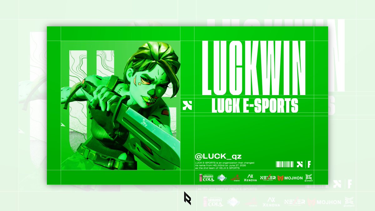 R1gelfn's tweet photo. 【 works 】 #R1G絵L

LUCK E-SPORTS 

LUCKWIN☘️ https://t.co/te3x42o4dn