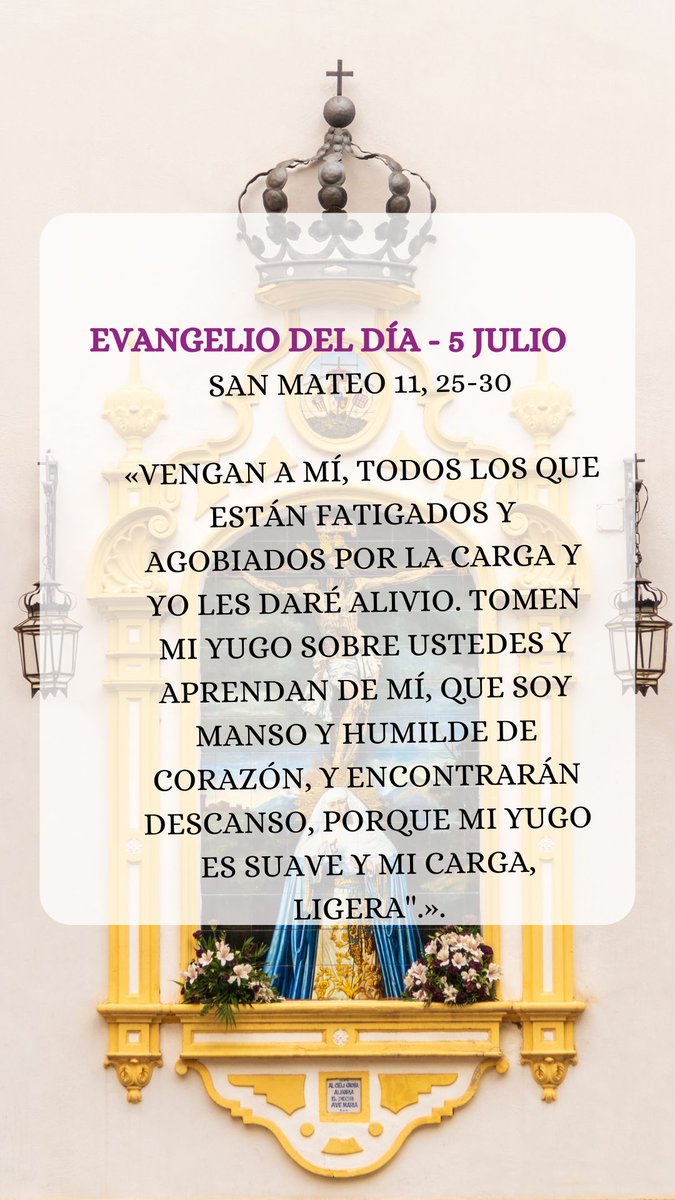 Hdad_Museo's tweet photo. Hoy XIV Domingo del Tiempo Ordinario os compartimos el Santo Evangelio para su lectura y reflexión: https://t.co/iIeommN7lv https://t.co/pDQYcpLMwp