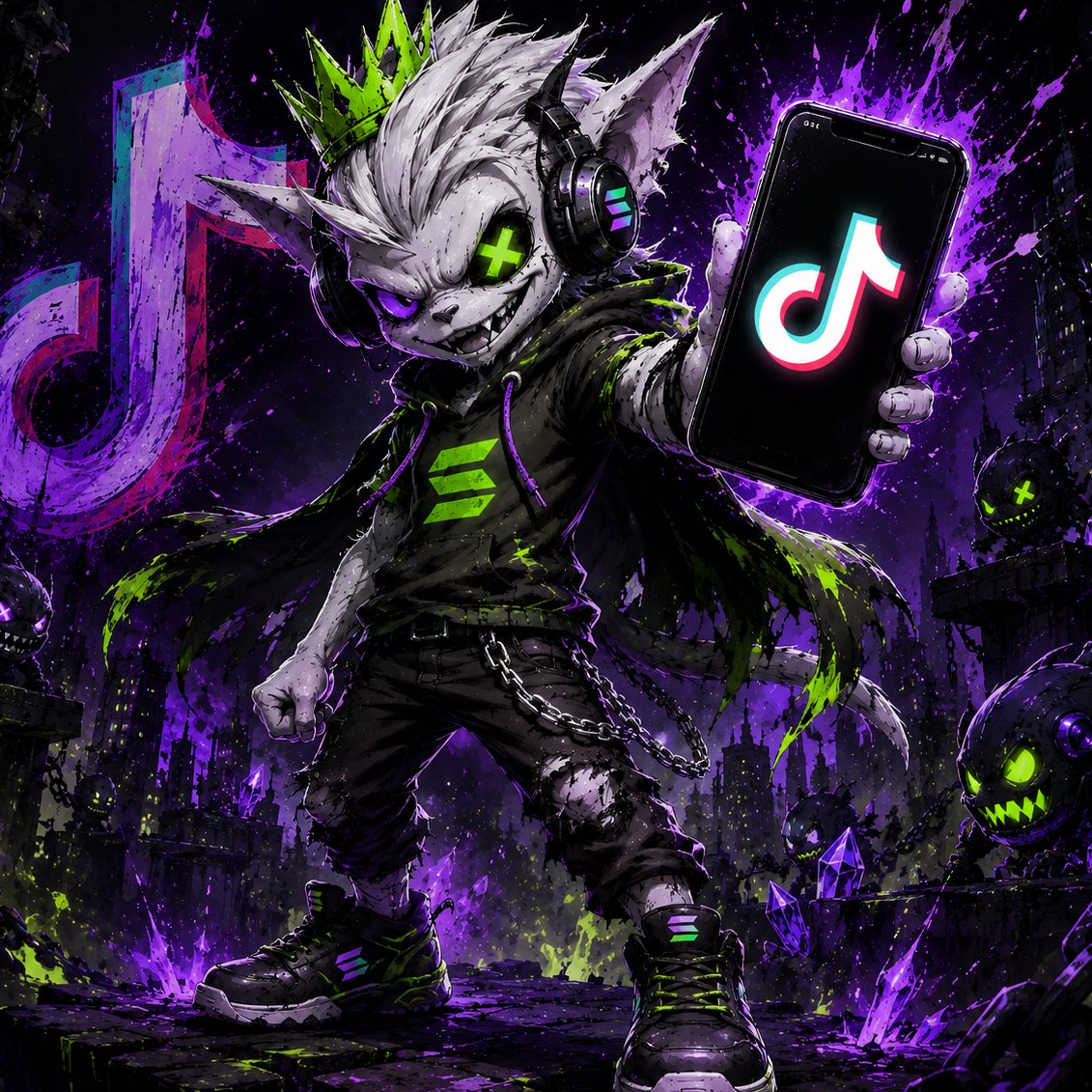 GremlinSolCoin's tweet photo. 🎮 We're officially on TikTok!

Expect gameplay previews, boss reveals, dev updates, pixel art, animations and exclusive content.

Follow us and watch GREMLIN evolve from day one. 👾

🎥https://t.co/VaaavOsVJk

Chaos is just getting started. ⚔️💚

#GREMLIN #Solana #PixelArt #GameDev #Gaming #Crypto