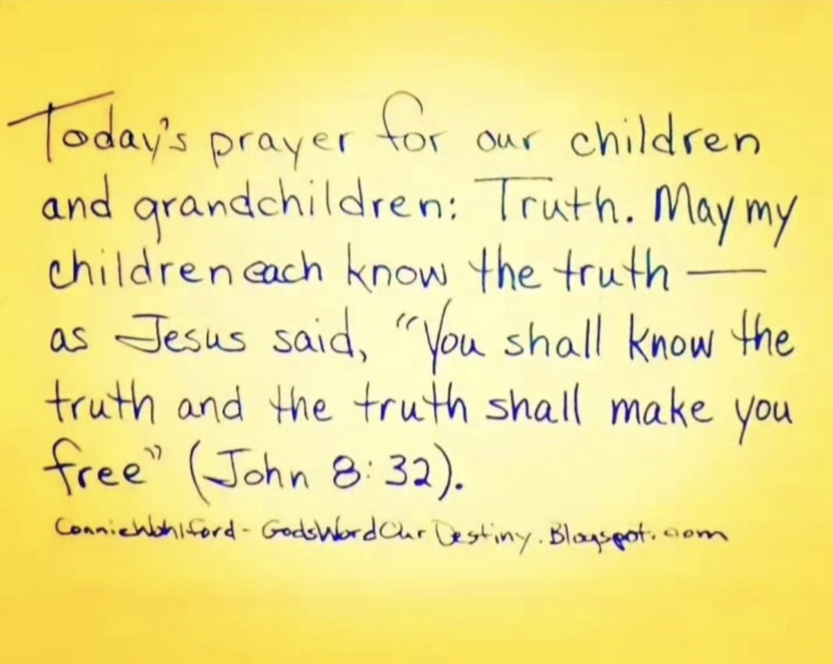 wohlford_connie's tweet photo. Today for our #children and #grandchildren: truth.
#truth #knowthetruth #knowtruth #thetruthshallsetyoufree #GodsWordOurDestiny https://t.co/PrUm9OQgnW