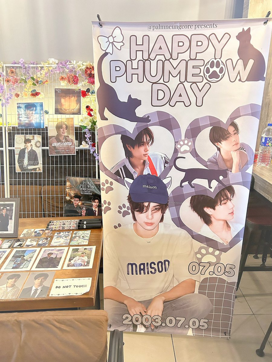 palmneungcore's tweet photo. thank you so much for joining phuwin’s birthday event in 🇲🇾 today! it was very last minute but many still came to support 🥹💗 

let’s gather again next time! 🫶🏻
happy birthday @phuwintang, we love you! 
#23rdHoneyThePHUWINDay 🐈 https://t.co/HqGDTeXVMT