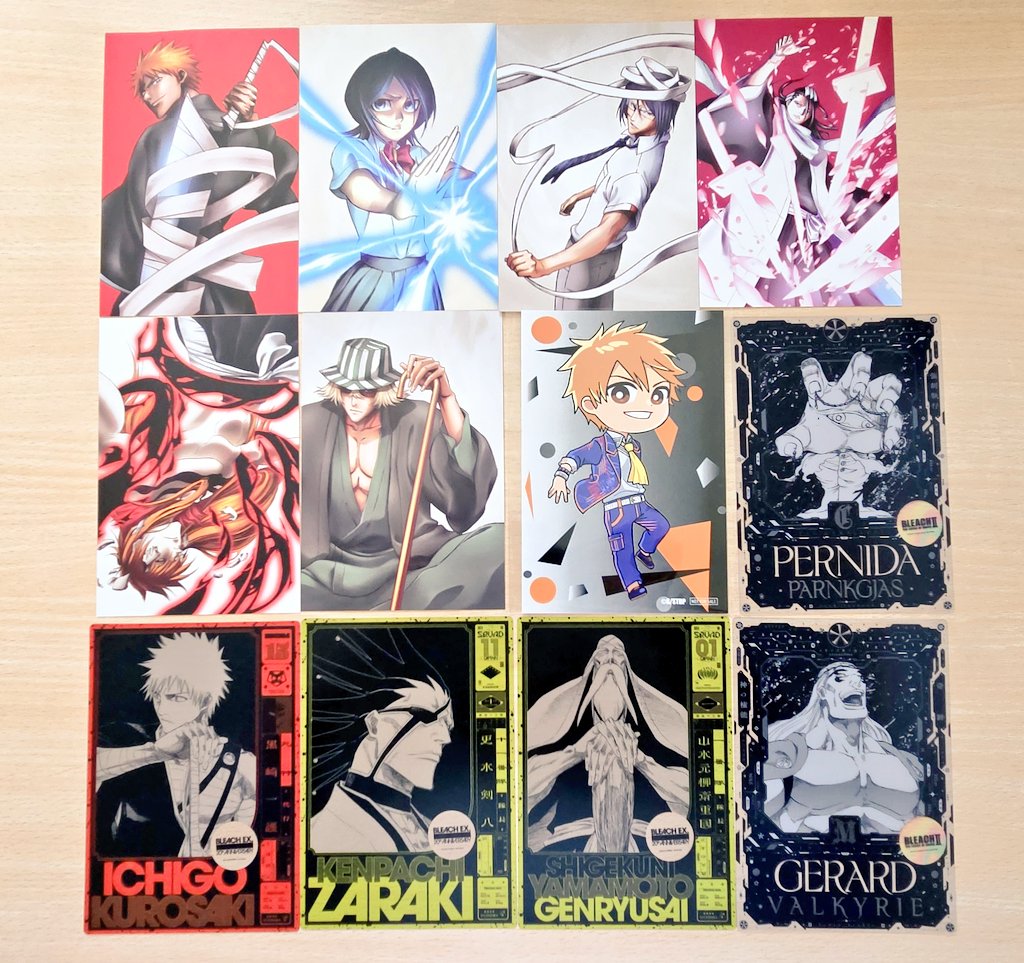 kuruai69s's tweet photo. 【譲渡交換】BLEACH グッズ 缶バッジ 紙類

«譲» 画像参照
黒崎一護 朽木ルキア 石田雨竜 朽木白哉 浦原喜助 更木剣八 山本元柳斎重國 ジェラルド ぺルニダ 阿散井恋次 銀城空吾 ウルキオラ バンビエッタ 砕蜂 ハリベル ザエルアポロ

«求»
同異種 日番谷 グリムジョー
定価or希望額

#nachi譲渡物 https://t.co/GKBDDZjQxT
