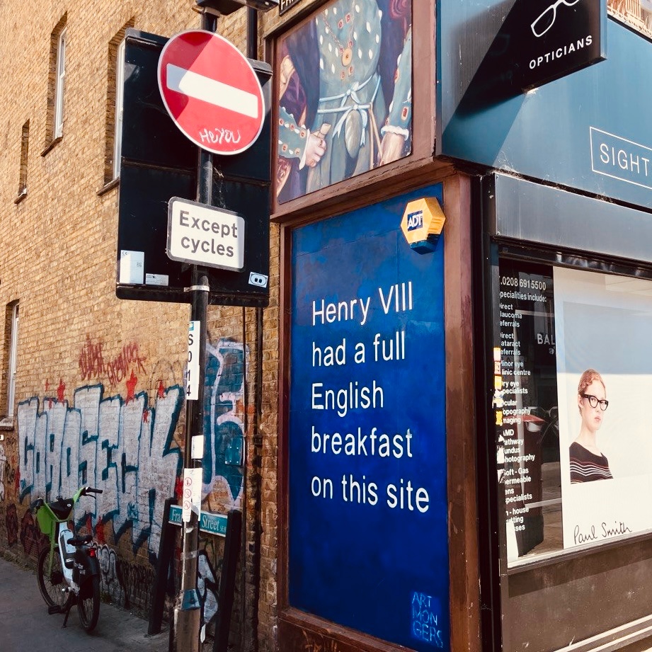 metkere's tweet photo. Reasons to love Deptford, part 3:

@artmongers, whose site-specific murals turn the streets of Deptford into an open-air art gallery. https://t.co/q4nZ2JbKUA