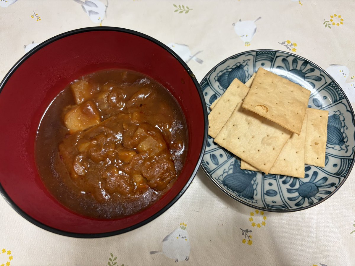 Moca20195344's tweet photo. 検査食:夜
ビーフシチュー
クラッカー
最後の晩餐が1番美味しかった。
そして
19:30～絶食
20:00から下剤天国
ある意味そこからが戦いかも🫠
 #大腸内視鏡検査食  #大腸内視鏡検査前日  #大腸内視鏡検査 https://t.co/AN0fpol2W3