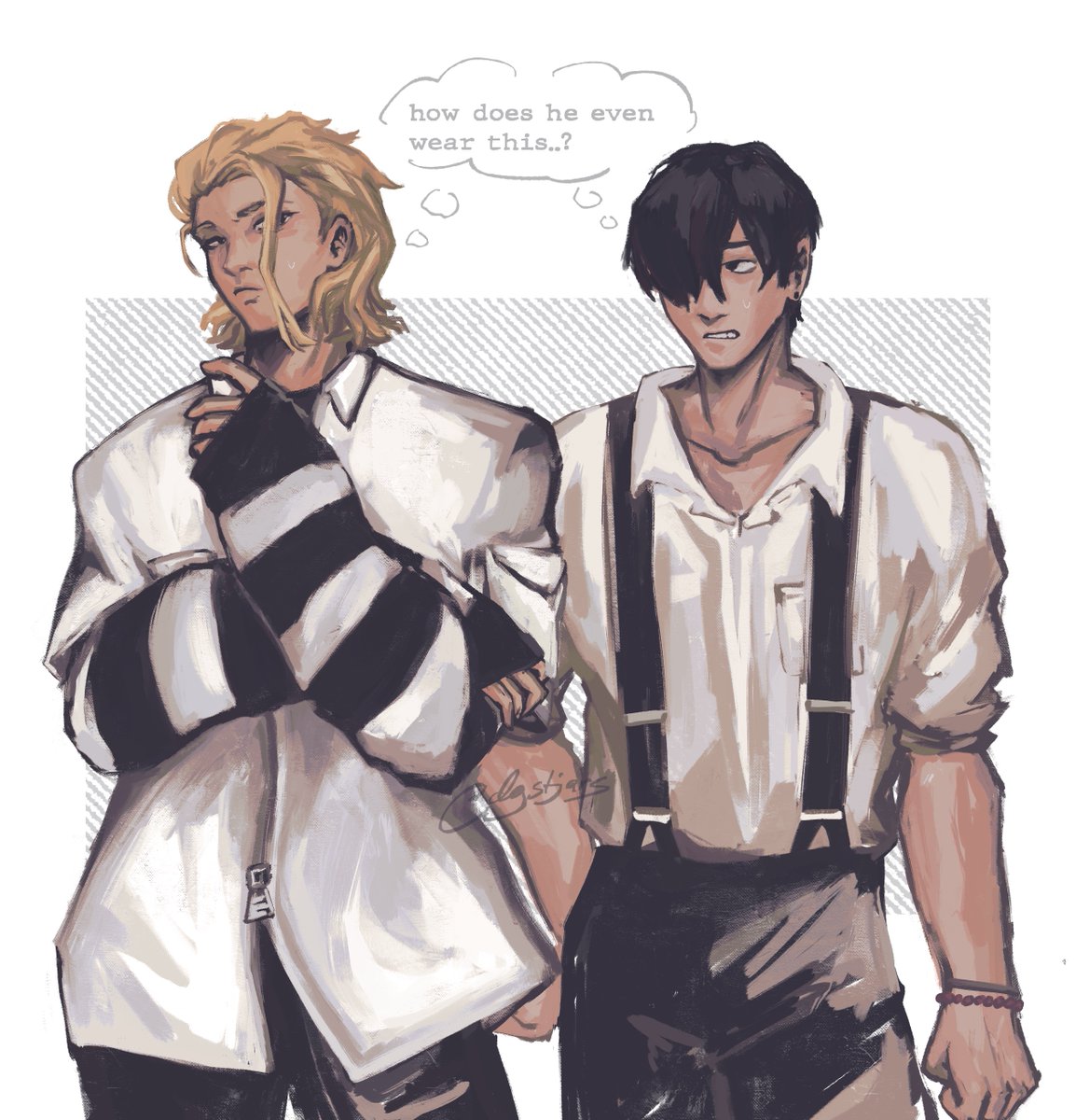 dgstjars's tweet photo. azsb clothes swap 🔄
#azashiba #shibazami #kagurabachi https://t.co/RwdFwUake5