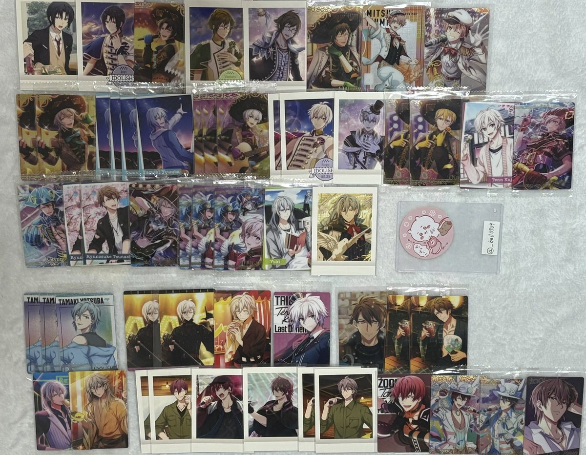 _bell0909's tweet photo. 【買取　譲渡】アイナナ　ぱしゃこれ　ウエハース　メタカ　ムビナナ

（譲）一織　大和　三月　環　壮五　ナギ　天　龍之介　楽　千　トウマ　虎於　巳波
（求）希望額〜定価＋送料

検索からもお気軽にお声掛けください◎ https://t.co/Jb7YUpagdx