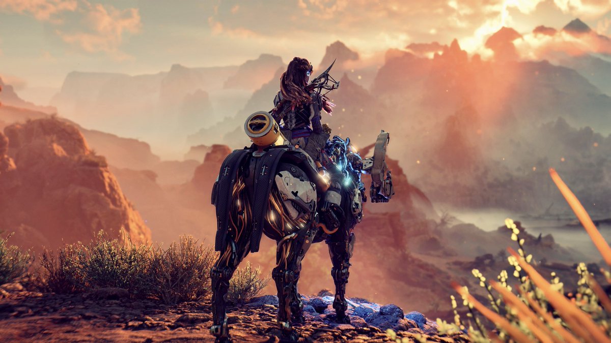 CardenLou's tweet photo. Horizon Forbidden West, what wizardry is this!? https://t.co/zHMJGwzy59