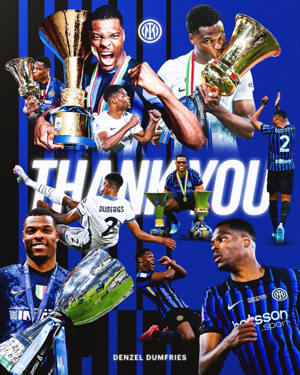 FansNerazzurri's tweet photo. Terima kasih Dumfries atas semua jasa dan dedikasinya 🥲

Perpisahan ini tanda ada pemain yang akan datang menggantikan 👀 https://t.co/3UjaNGYAYI