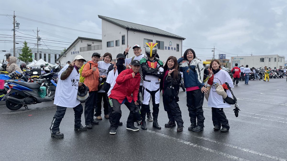 8パレ楽しかった🏍️💨💕 沿道にいるたくさんの人が手振ってくれて
