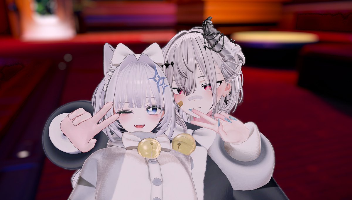 DA_ON_vrc's tweet photo. 이쁜이랑 브이~ https://t.co/oy5vgt3aan