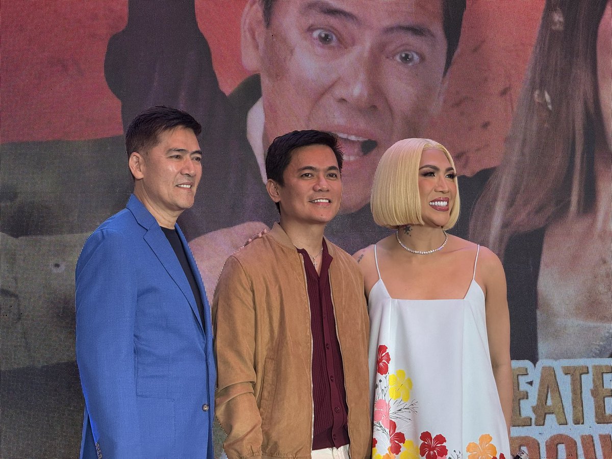 KrishnanGaniel's tweet photo. JUST IN: For the first time ever, the Unkabogable Star Vice Ganda and Bossing Vic Sotto are teaming up for the big screen in “The Greatest Showdown.” directed by Jun Robles Lana | @ABSCBNNews https://t.co/6Xsk1iyGF3