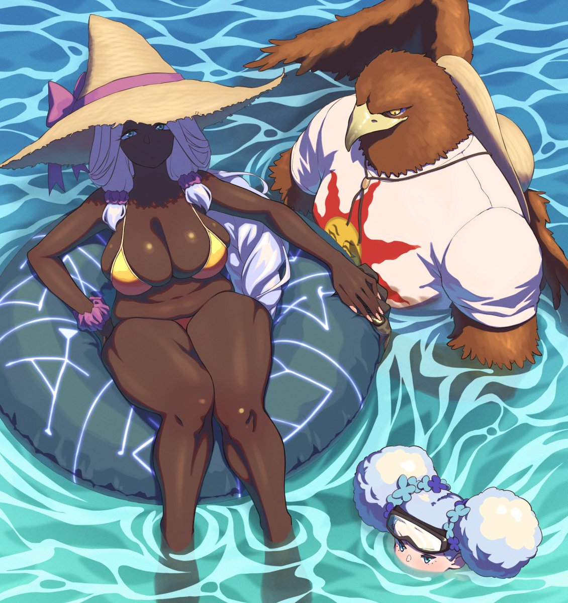 On_da3's tweet photo. 夏と海と隠者と守護者と復讐者と https://t.co/jqHLRiEpGt
