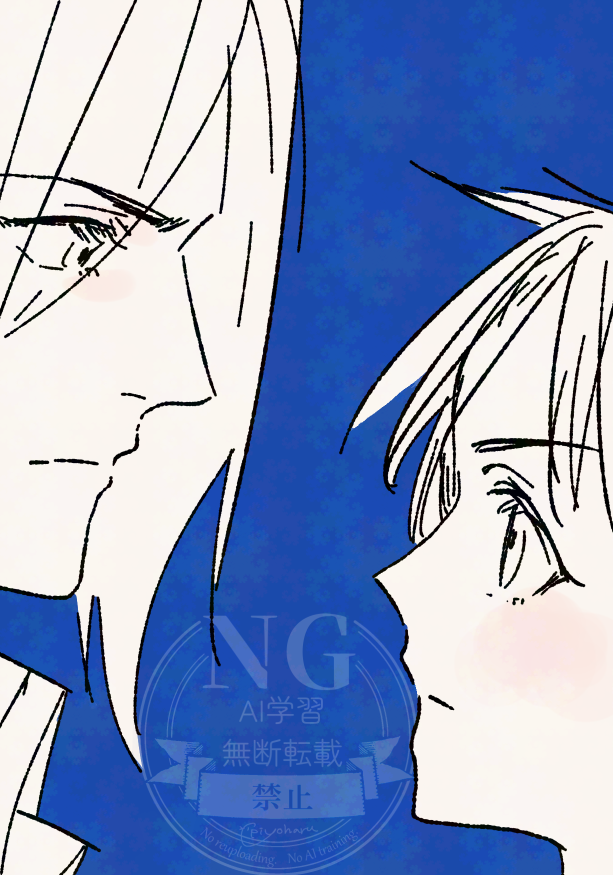 piyoharu4869's tweet photo. 向かい合わせのグウェユらくがき
（背景色迷ってどっちも出した） https://t.co/E9eLonEGGz