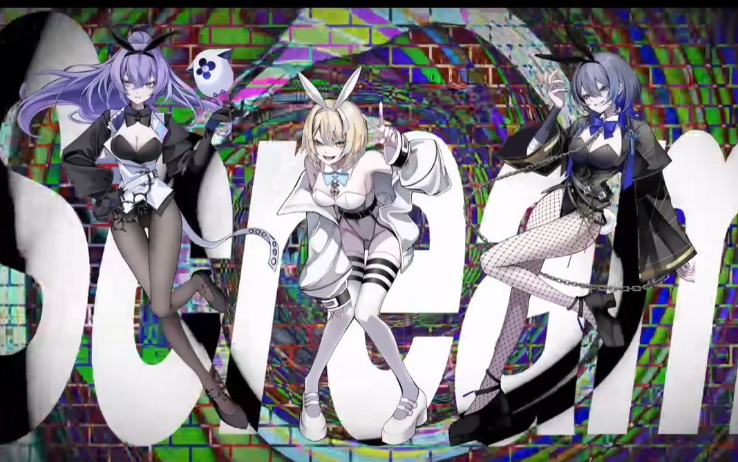 小柳ロウ×星導ショウ×緋八マナのS.C.R.E.A.M 女体化バニーガール衣装が