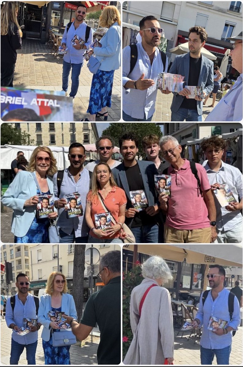 Romain_ATLANTE's tweet photo. À Issy-les-Moulineaux, avec le comité Renaissance, nous étions sur le terrain pour échanger avec les habitants, écouter leurs attentes et présenter la démarche portée par @GabrielAttal.

Une campagne se construit d’abord au contact des Français, avec des militants engagés, des conversations sincères et l’envie d’agir. C’est cette énergie collective qui fait vivre #LaForceDAgir. 💙🇫🇷

#AttalPrésident #GabrielAttal #Renaissance #IssyLesMoulineaux #HautsDeSeine