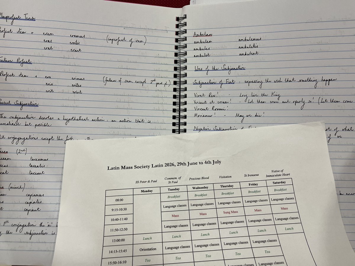 guildofstclare's tweet photo. I’ve been spending the whole of this week at the @latinmassuk Residential Latin Course. Part intensive language workshop, part retreat, it has been a haven of faith, peace and consolation during this crazy week for the Church. https://t.co/fhir8Qts8y