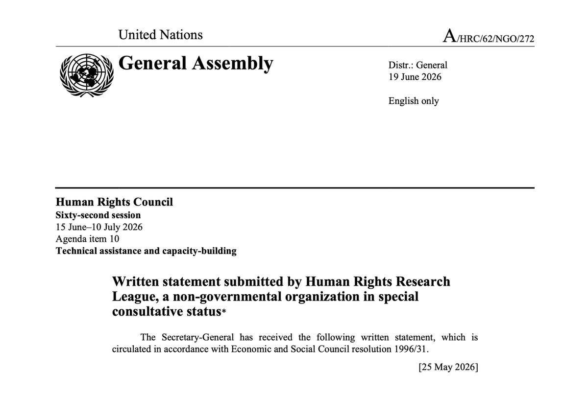 mihr_ua's tweet photo. MIHR and @hrrleague call for the creation of a global mechanism for the non-recognition of unlawful 🇷🇺 verdicts against 🇺🇦 This is stated in our joint submission to the @UN_HRC . The document concerns verdicts issued by Russian courts and quasi-legal system in the temporarily occupied territories against Ukrainian prisoners of war and civilians.

Such so-called trials often take place with gross violations of the right to a fair trial: without proper defence, with the use of fabricated evidence or testimony obtained under pressure, and after the unlawful transfer of people from the occupied territories to the Russian Federation.

⁉️ Why does this matter? Because these verdicts may have consequences beyond Russia. The Russian Federation may try to use them internationally, through Interpol, extradition requests, or mutual legal assistance mechanisms of other states.

📣 That is why we urge foreign governments not to recognize such decisions automatically and not to use them as grounds for detention, extradition, or international search of Ukrainians. The key demand of the submission is to create a global mechanism for the non-recognition of Russian verdicts against Ukrainian citizens in cases related to the war.

The international community must state clearly: Russian “courts” in such cases are not justice, but an instrument of persecution. Recognizing them abroad would mean legitimizing war crimes and crimes against humanity.➡️ The link to the text of the statement https://t.co/M0bPzjQtqP