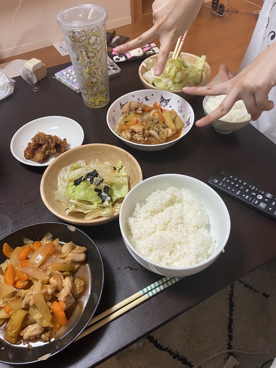 YuipisKids's tweet photo. ここ最近のご飯 https://t.co/erOU0bUO6G