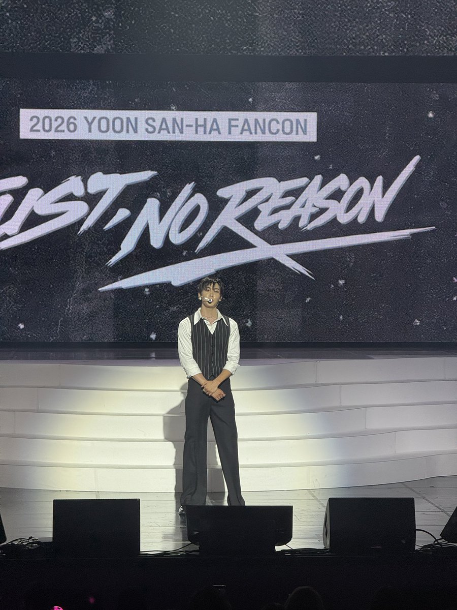 Decemberlove703's tweet photo. 260705 FANCON

#윤산하 #YOONSANHA
#JUST_NO_REASON https://t.co/QRRa983O0q