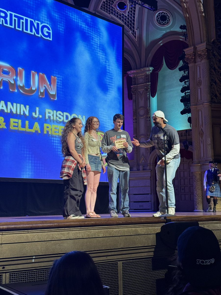 smashpotatokids's tweet photo. Run N Gun Fest was sick. 
Members of our team won best Writing &amp; Best Film. 

Really cool to see Hudson Williams make an appearance as well. The OG Run N Gunner. 

The End Of An Era! https://t.co/R1vkUgPXxv