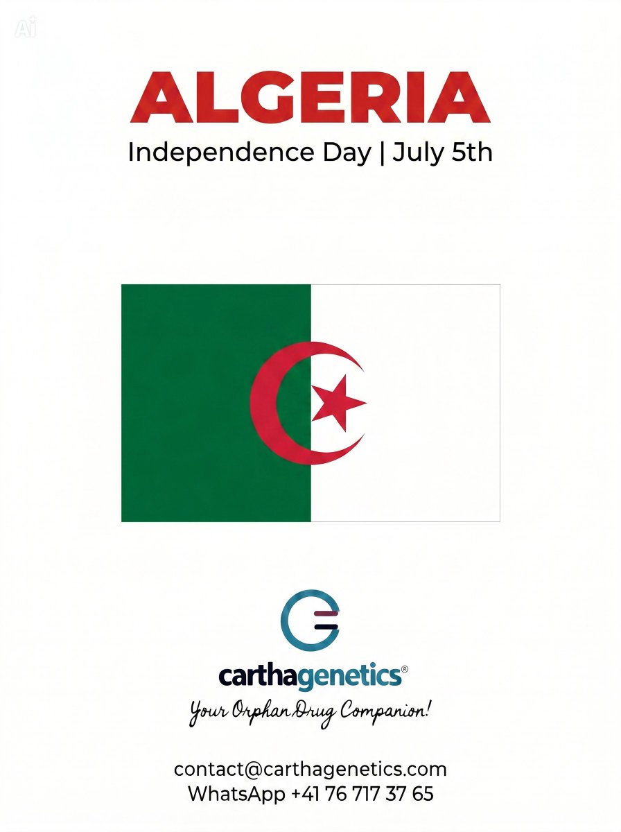 carthagenetics's tweet photo. Happy Independence Day, Algeria! 🇩🇿
Grateful for the trust &amp; friendship I’ve received over the years. Special thanks to the late Dr. Ben Mansour, Minister Tou, Madame Krim, 6 all the hematologists who worked with us on rare diseases like Maroteaux-Lamy and PNH.
 #RareDiseases https://t.co/vsmYFEuF5i