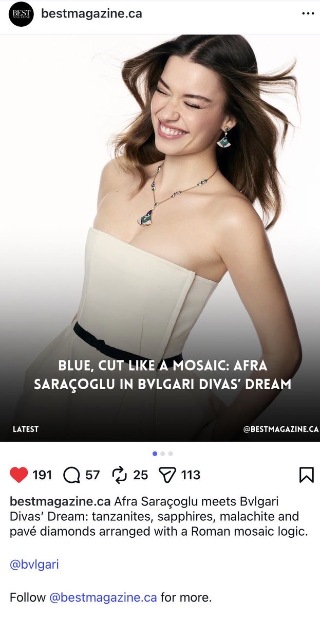 ElenaDiviI's tweet photo. Afrasaracoglu ⭐️⭐️⭐️⭐️⭐️ https://t.co/1mM8BDfIck