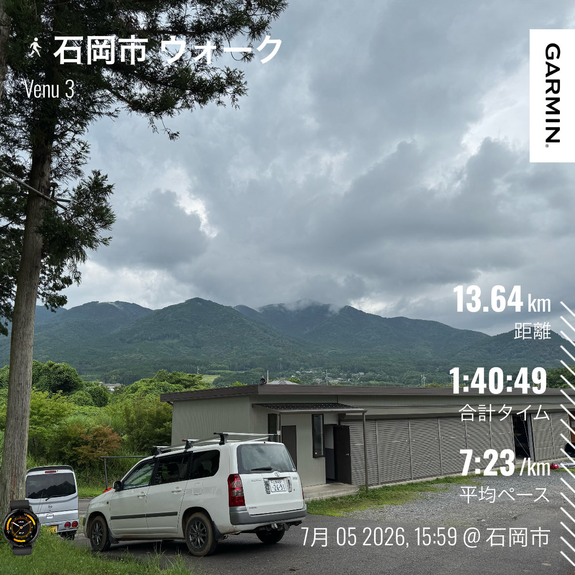 karashitoufu's tweet photo. パラ講習帰りウォーク
今日は雨と風であまり練習出来なかった。
自然が相手だから、そんな事もあろわな

帰り道で通りががったブドウ園の試食ブドウがメチャ美味い。疲れてて渇いた喉に凄い効く。ちょい高かったけど家族のお土産に買って帰ったよ https://t.co/RtZ5HyaS90