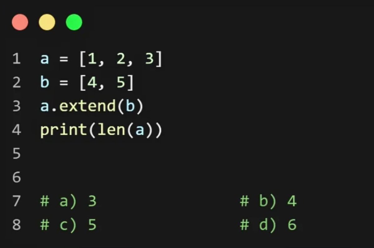 PyInsiders's tweet photo. Python quiz https://t.co/fbcwE9gy8O