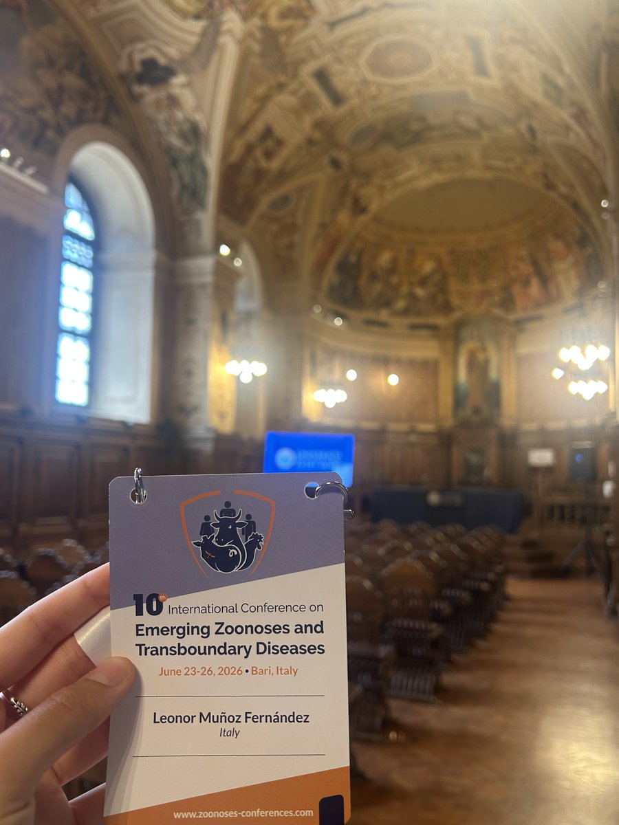 ENZOEM_UCO's tweet photo. Miembros de ENZOEM @Univcordoba  han participado en la 10th International Conference on Emerging Zoonoses and Transboundary Diseases, celebrada del 23 al 26 de junio en Bari (Italia), un encuentro internacional con enfoque One Health. https://t.co/o499DzzfH4