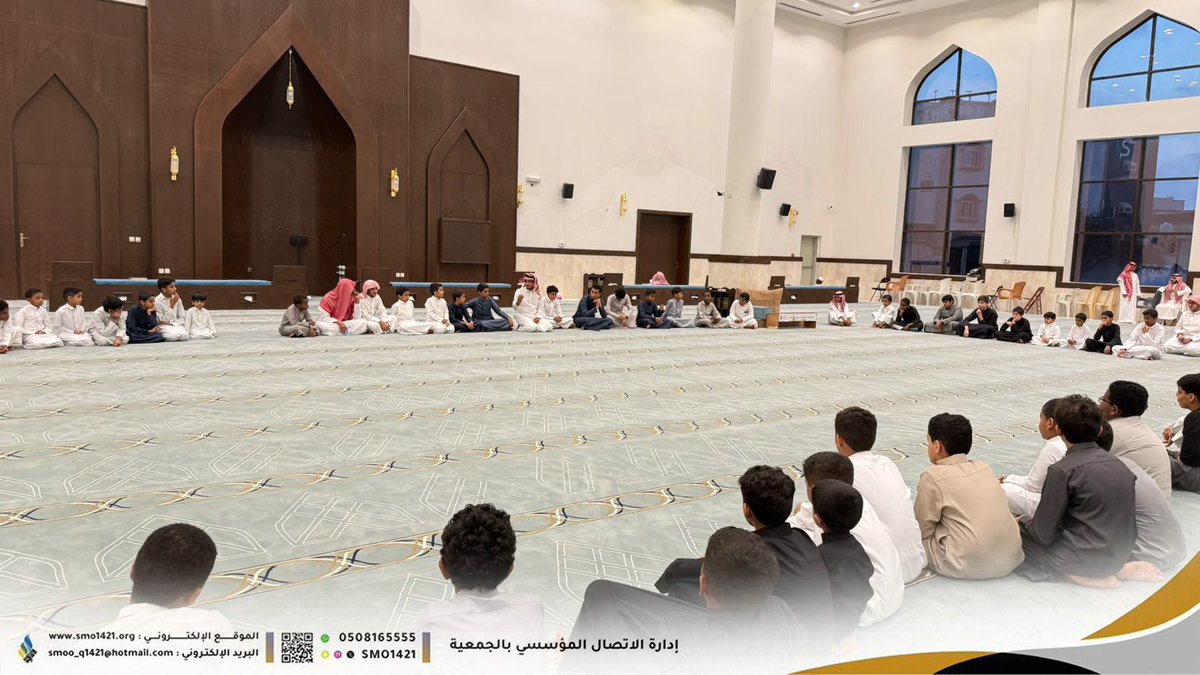 smo1421's tweet photo. 📷 من قلب الحدث 
لحظاتٌ قرآنية، وخطواتٌ مباركة، وأجواءٌ إيمانية نعتز بها
#صيف_سمو_1448 https://t.co/nfYEUuIksI