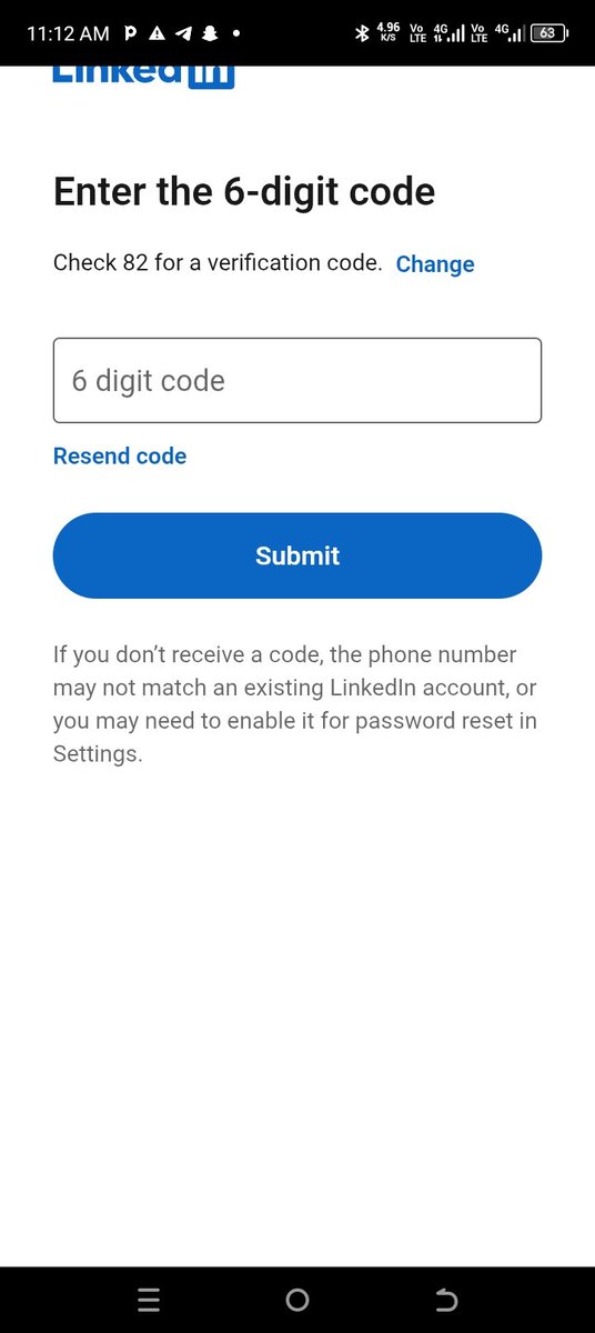 StandrickN's tweet photo. I can't get access to my account, no coding is dropping.
@LinkedInHelp https://t.co/vA4D37grVQ