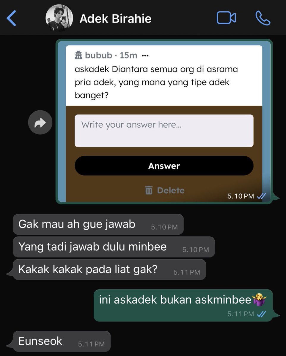 5dyssea's tweet photo. Q5.
cie ciein kali ya? https://t.co/KQFIMkZ2m6