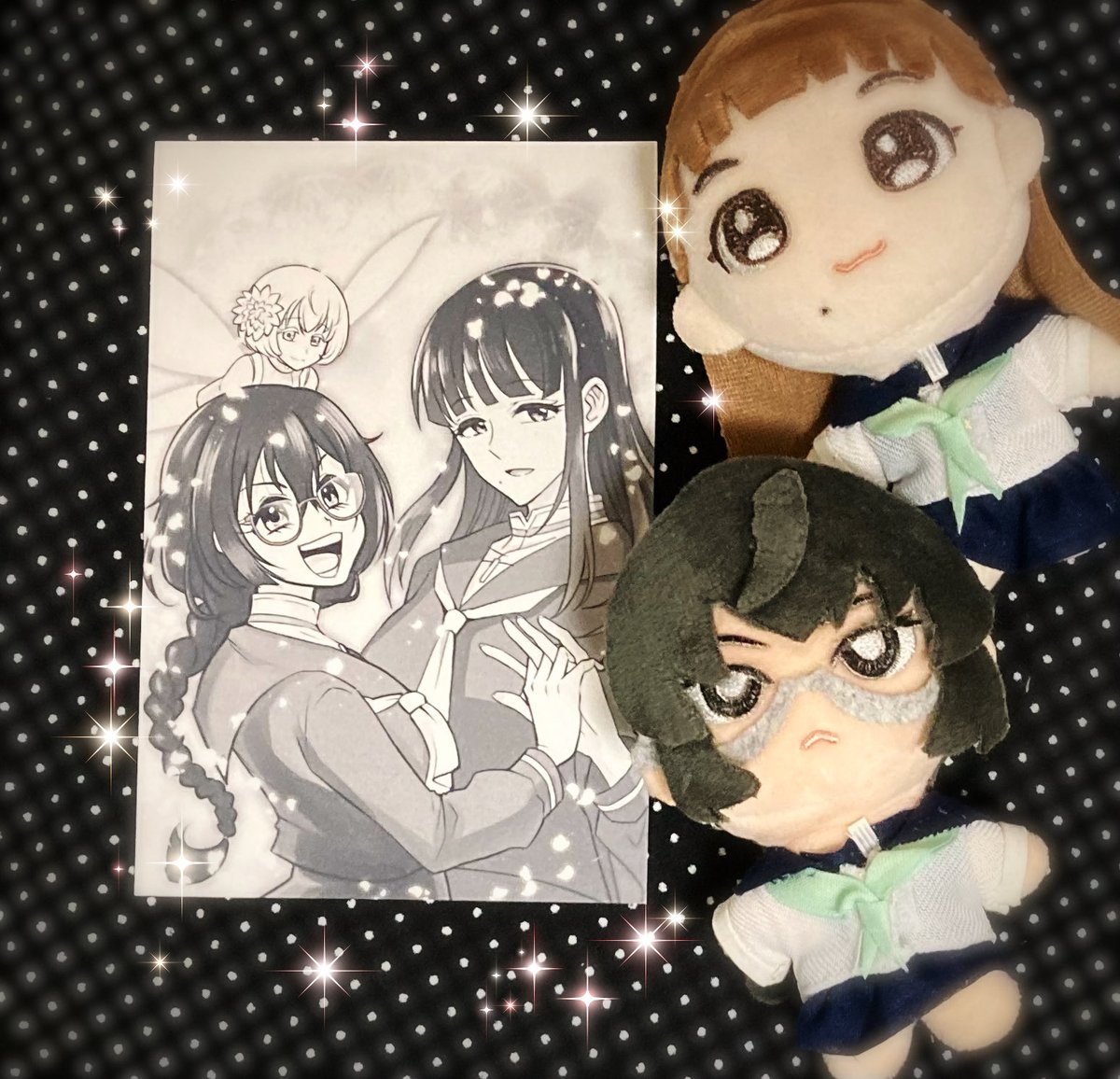 rinrikiyo's tweet photo. 御狐ちひろ先生 @oh_fox と七坂なな先生 @7saka_7 に「あなたの未来を許さない」コミカライズ完結記念合作イラストいただきました😭✨
お祝いいただけたことも完結まで描き切れたことも全部嬉しいです…！ありがとうございます！！
#あなたの未来を許さない
#あなゆる https://t.co/X6Q4Didgi0