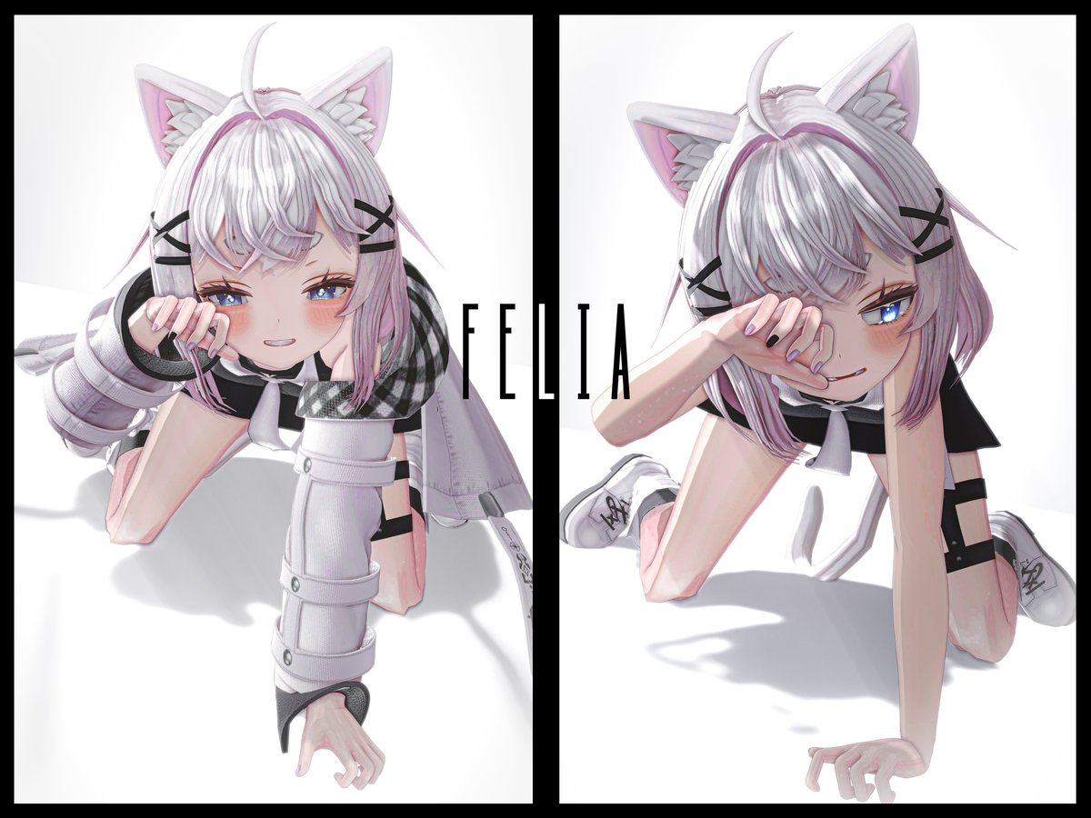 haiki1112's tweet photo. childa様の新作アバター
【Felia -フェリア-】

「にゃーん。」

…

「あの、ちょっと見すぎかもです…。」

#VRChat #Felia https://t.co/0c1aybQCgG