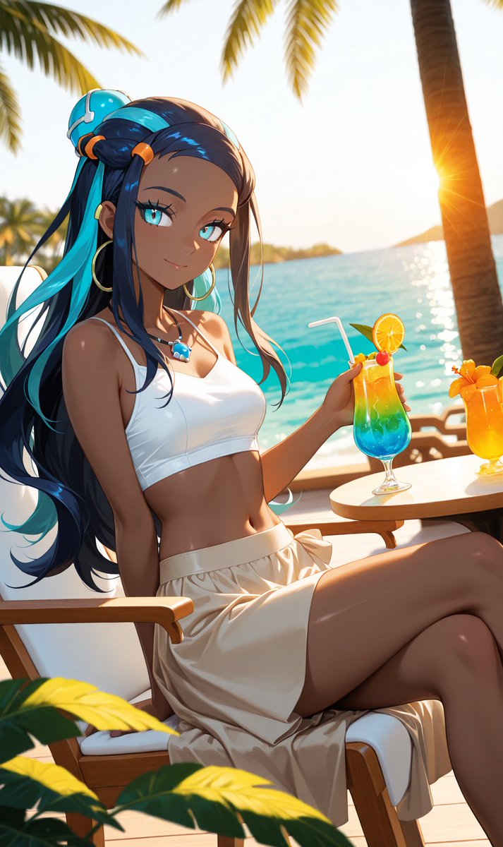 南国の風が気持ちいいわ🌴 リゾートカフェでゆっくりドリンクを味わっ